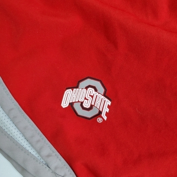 Ohio State Red Nike Dri-Fit Team Womens Large 12-14 Running Shorts - Picture 3 of 10
